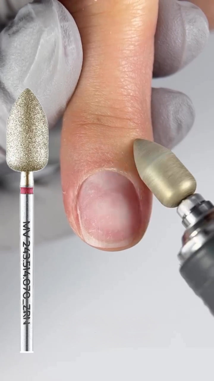 Diamond Nail Bit BudCone 0.70 Red (Golden) Nitride-Zirconium Coating