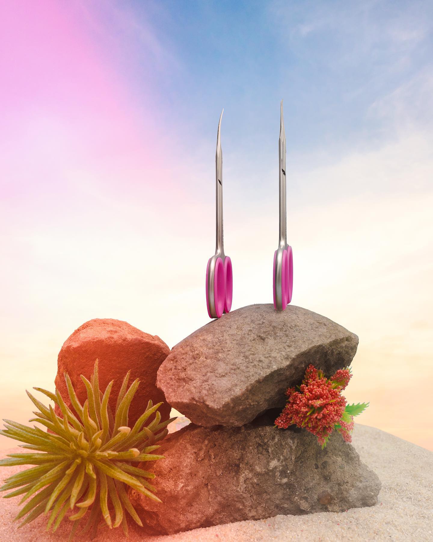 Cuticle Scissors PRO SMART 41 TYPE 3 with hooked tip