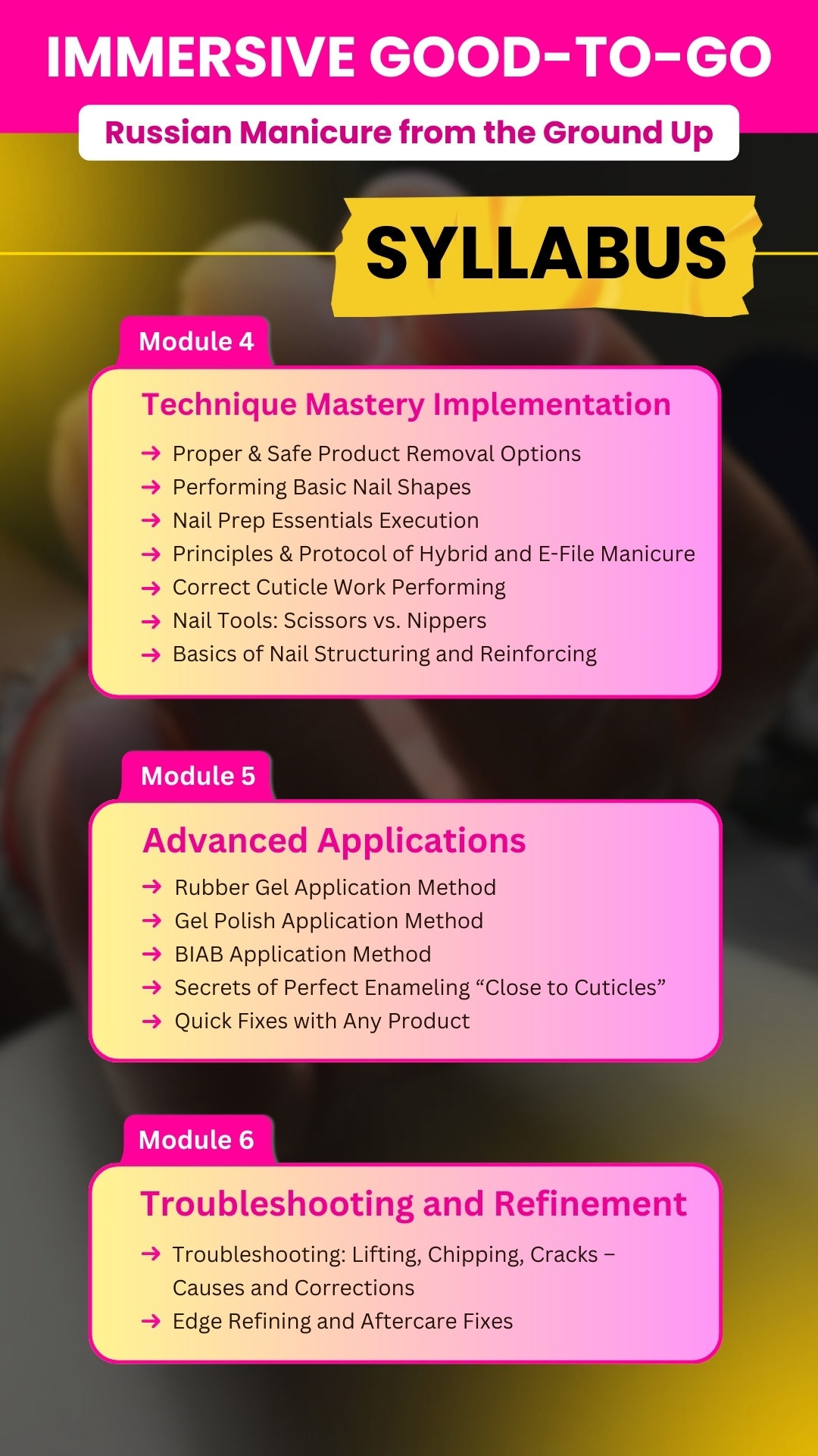 Russian Manicure Courses