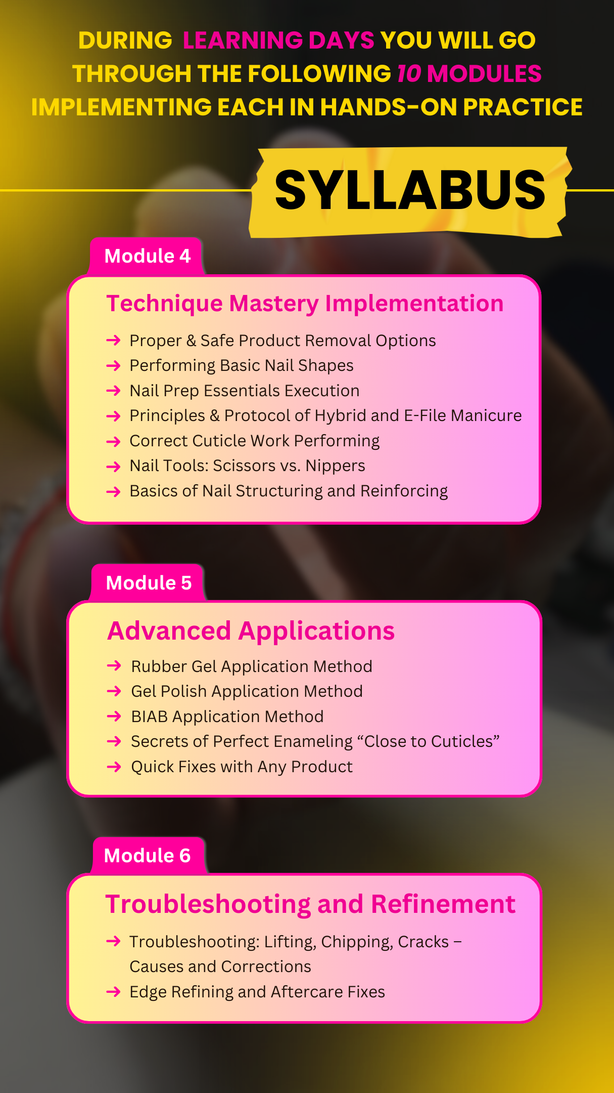 May 17-18* 2-Day EXPERT COURSE | Russian Manicure