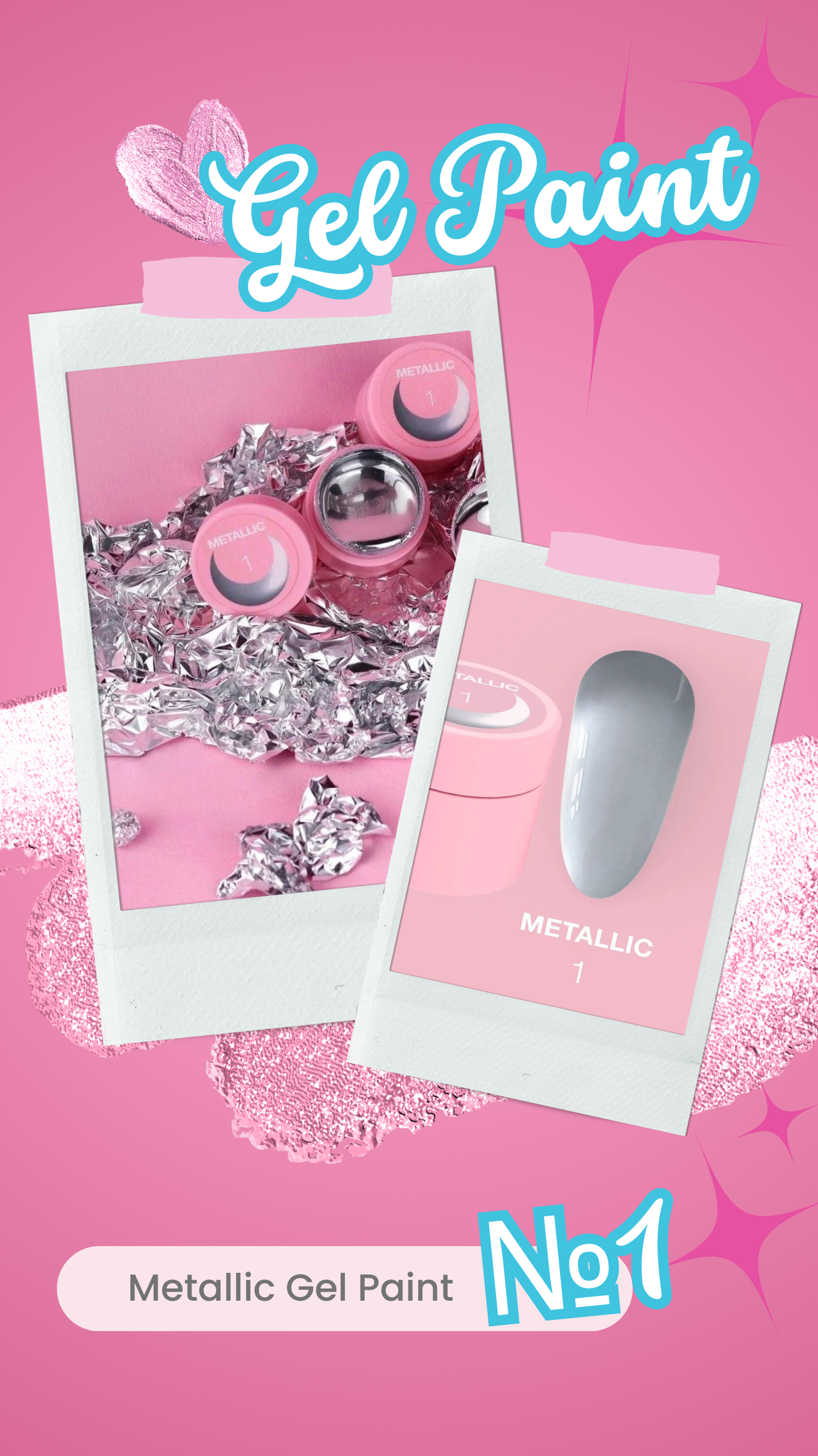Gel Paint Metallic №1