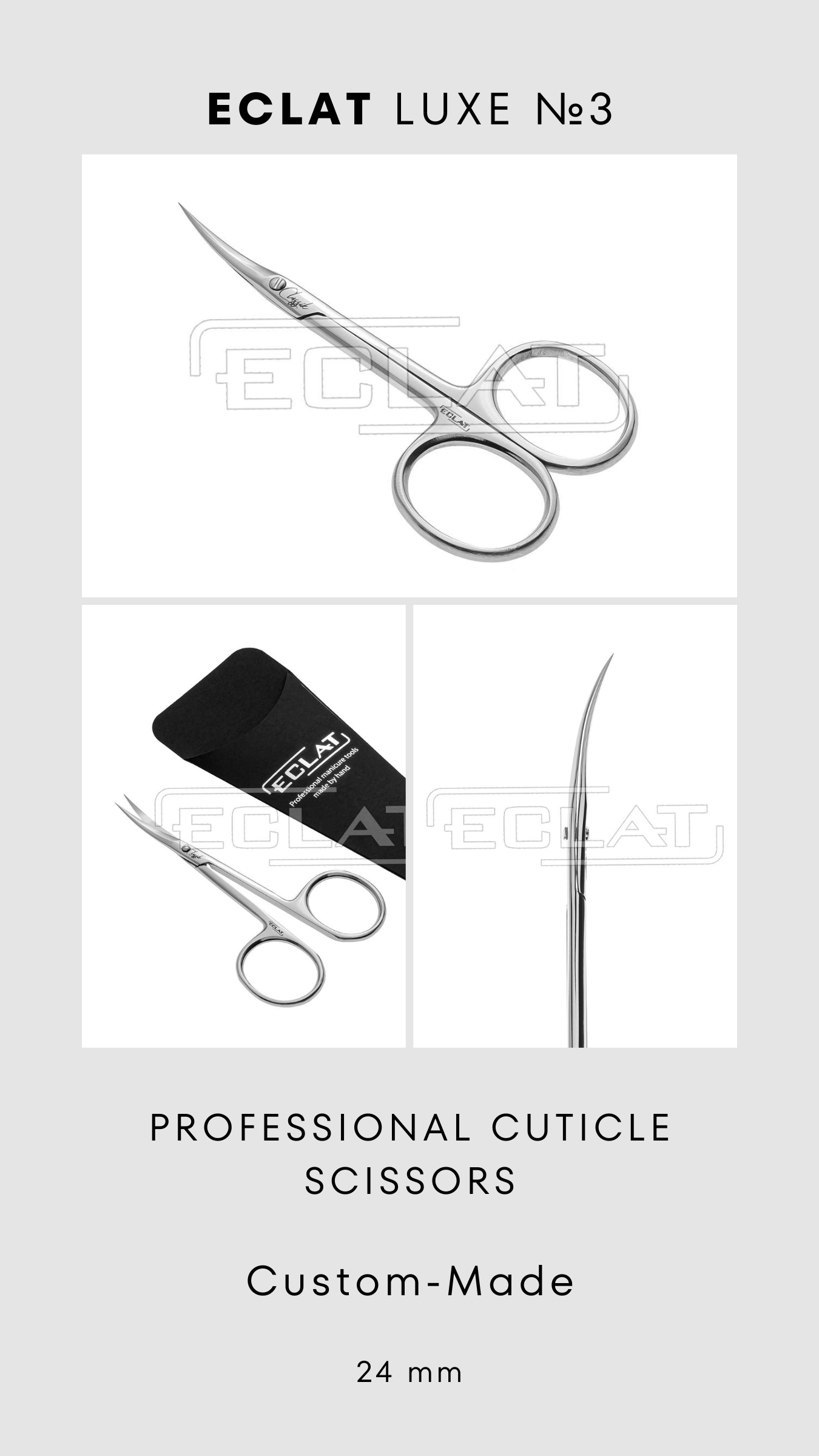 Professional Handcrafted Cuticle Scissors Luxe β3