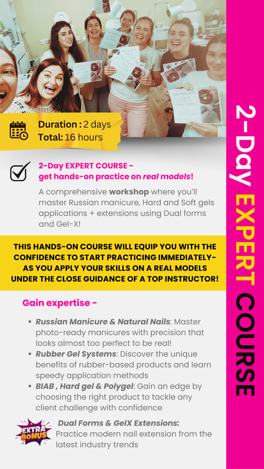 May 17-18* 2-Day EXPERT COURSE | Russian Manicure
