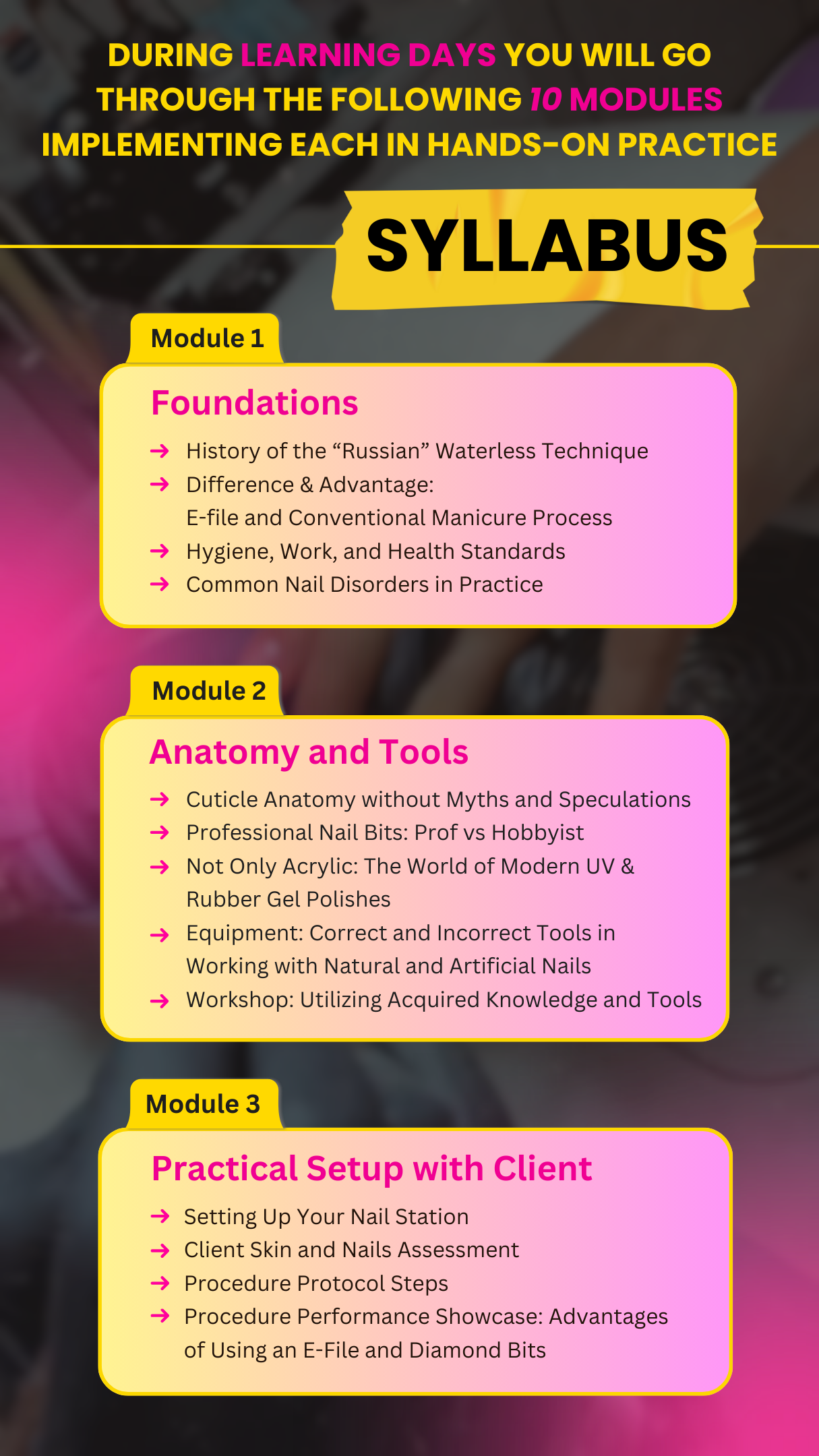 May 17-18* 2-Day EXPERT COURSE | Russian Manicure