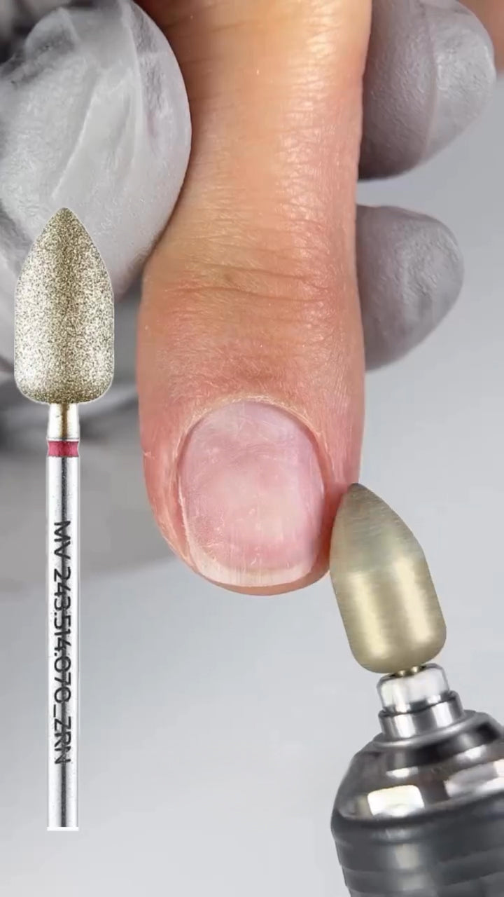 Diamond Nail Bit BudCone 0.70 Red (Golden) Nitride-Zirconium Coating