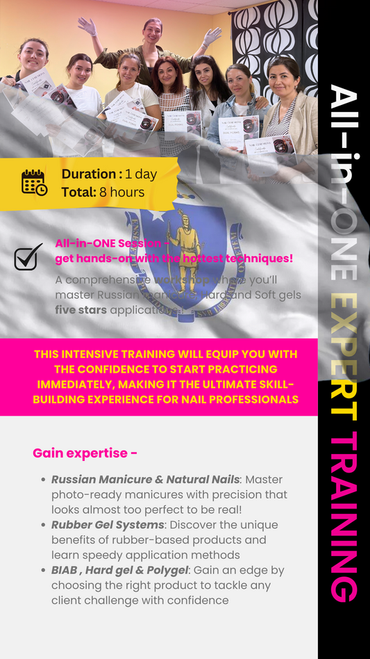 📍BOSTON Nov 10* Russian Manicure | All-in-ONE EXPERT TRAINING
