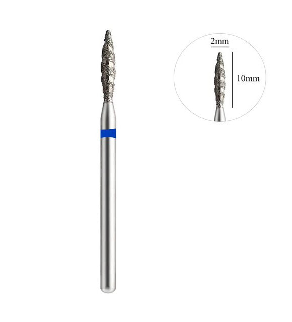 Diamond E-file Nail Bits Flame Tornado