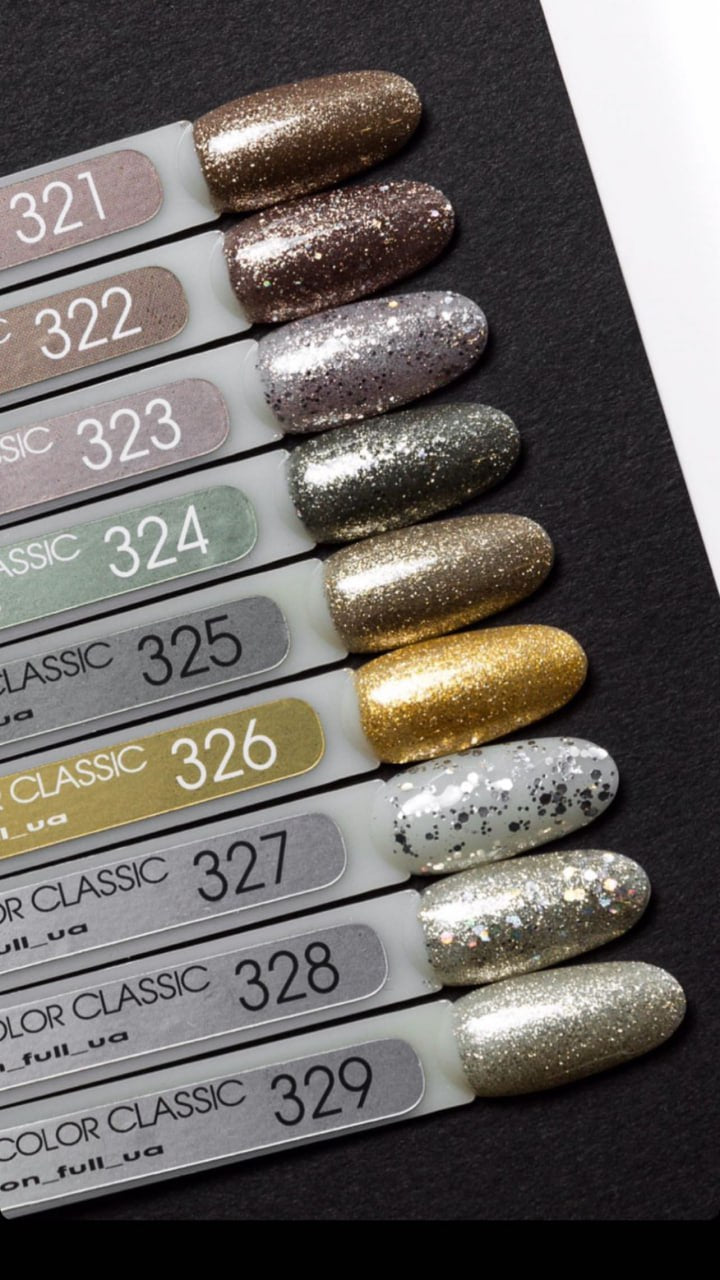Classy Sparkles Gel Polish Collection 321-329