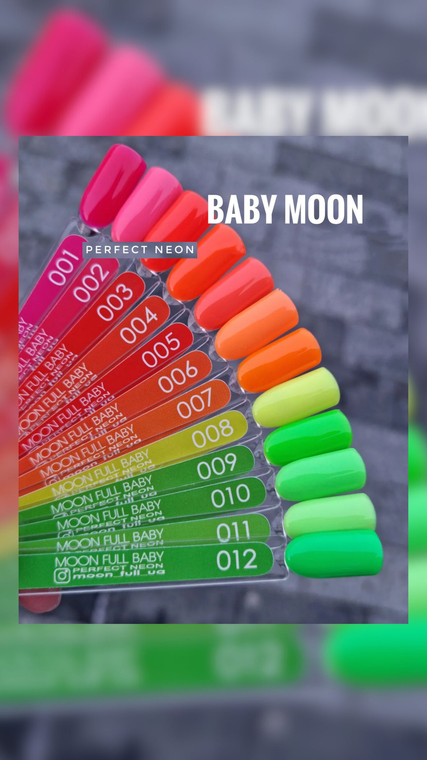 Neon "BABY MOON" Gel Polish Collection
