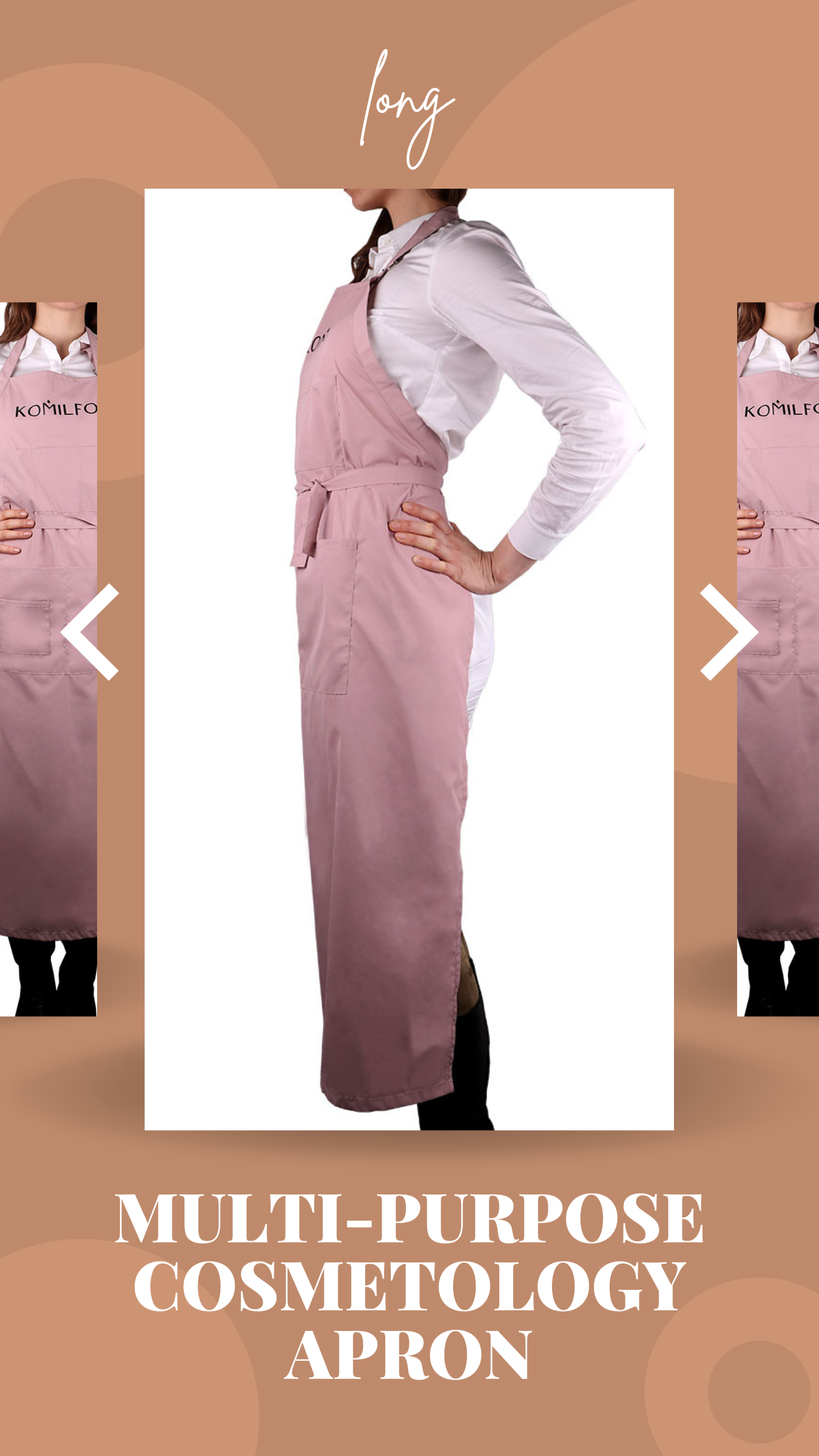 MULTI-PURPOSE COSMETOLOGY APRON (Long)