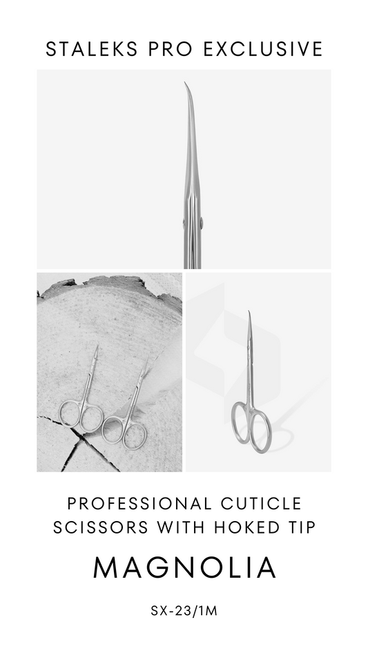 PRO Cuticle Scissors Exclusive 23 TYPE 1 with hooked tip