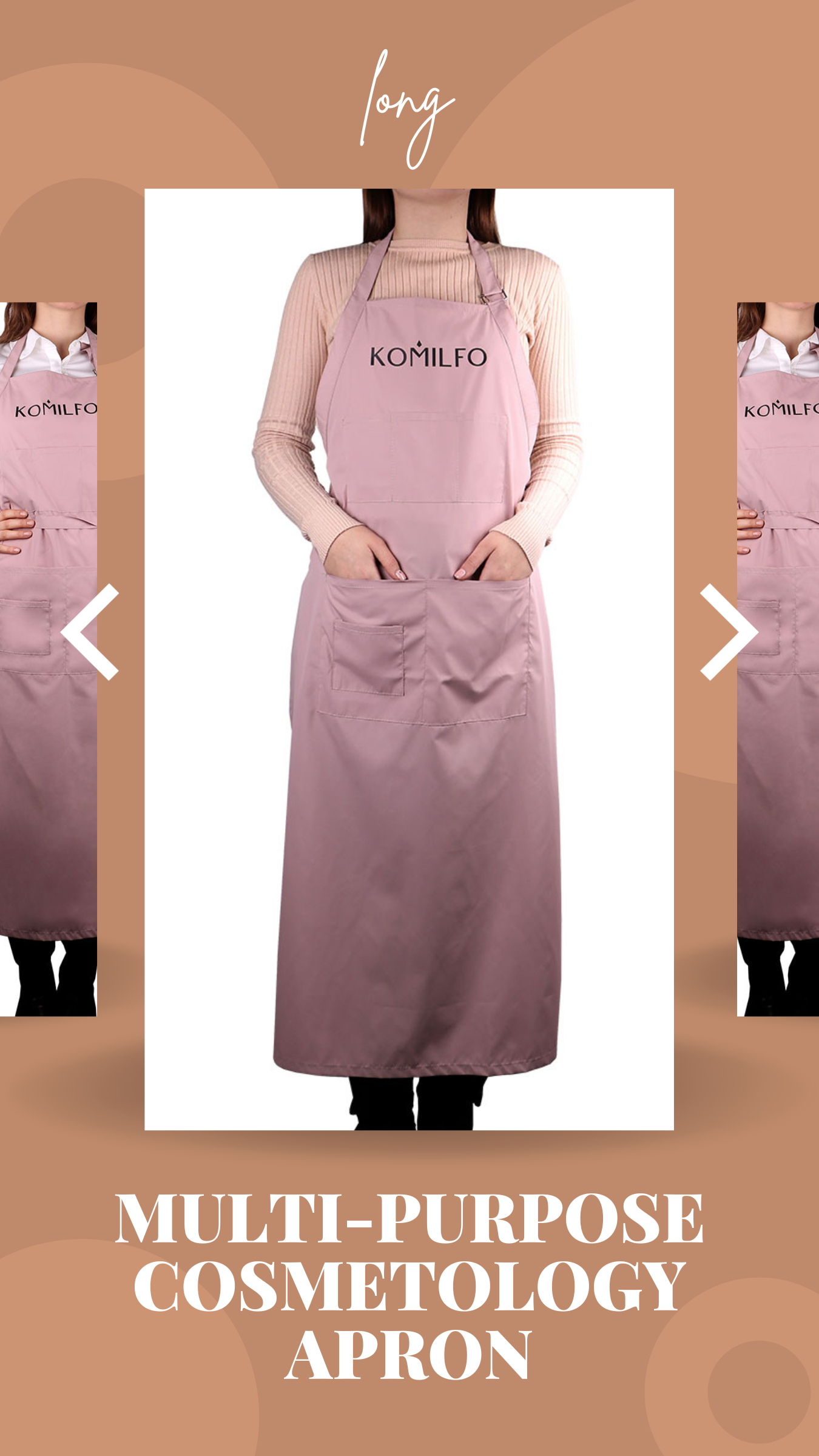 MULTI-PURPOSE COSMETOLOGY APRON (Long)