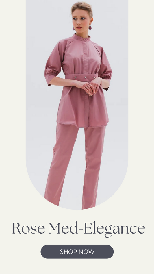 Elegant Medical Apparel Rose Med-Elegance