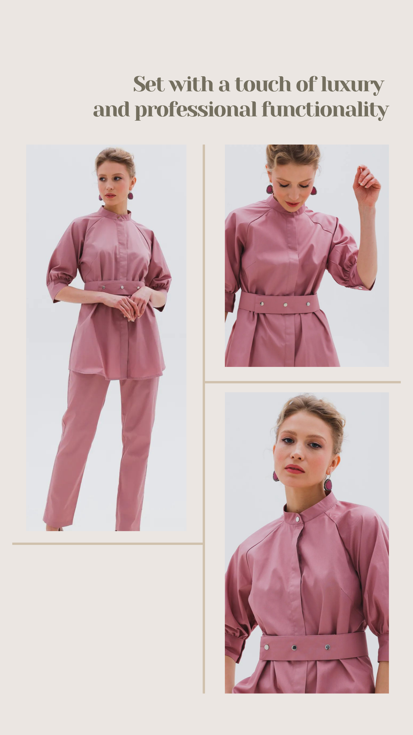 Elegant Medical Apparel Rose Med-Elegance