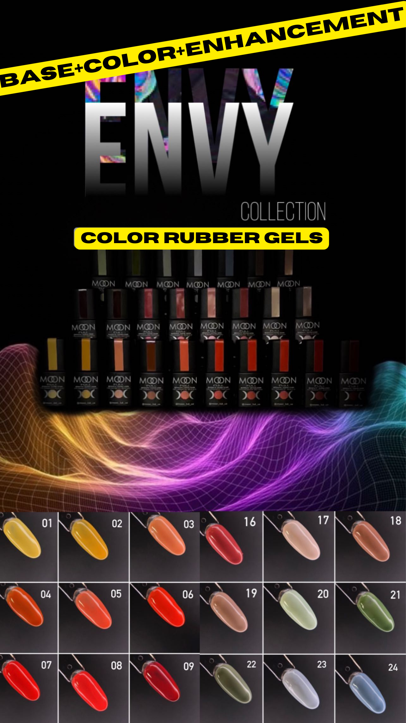 ENVY Color Rubber Base Collection