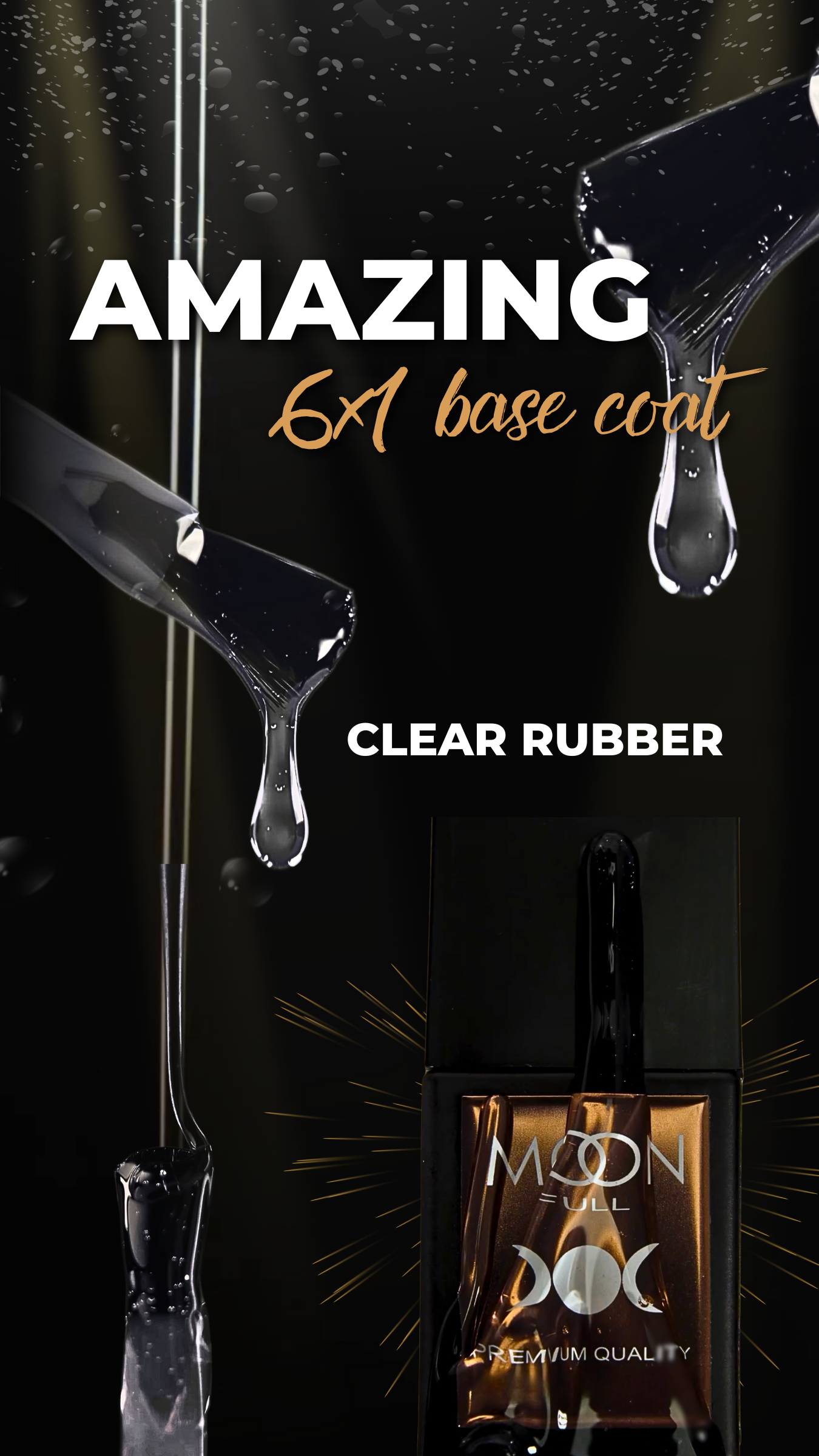 Rubber Clear Amazing 6x1 Base Coat