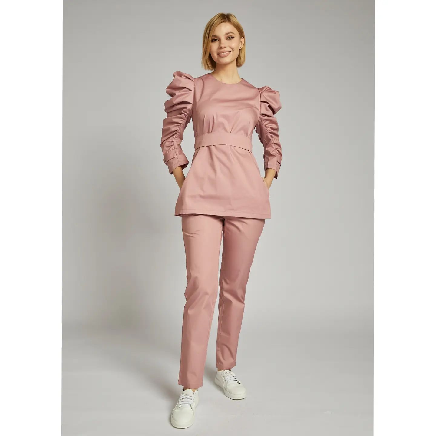 Elegant Medical Apparel Soft Rose Serenity Set