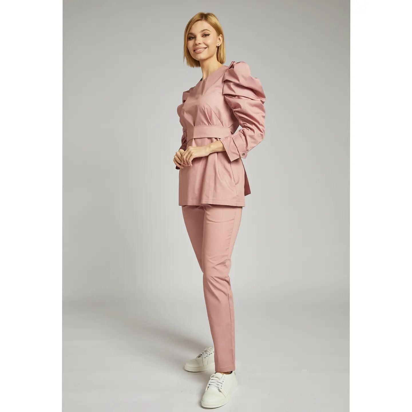 Elegant Medical Apparel Soft Rose Serenity Set