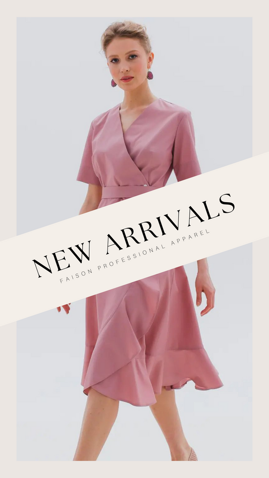 Elegant Medical Apparel Rosy Resilience Raiment Dress