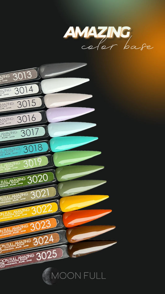 Amazing Rubber Color Gel | Rubber Color Base Gel | Soft Structured Color Gel (#3013-3025)