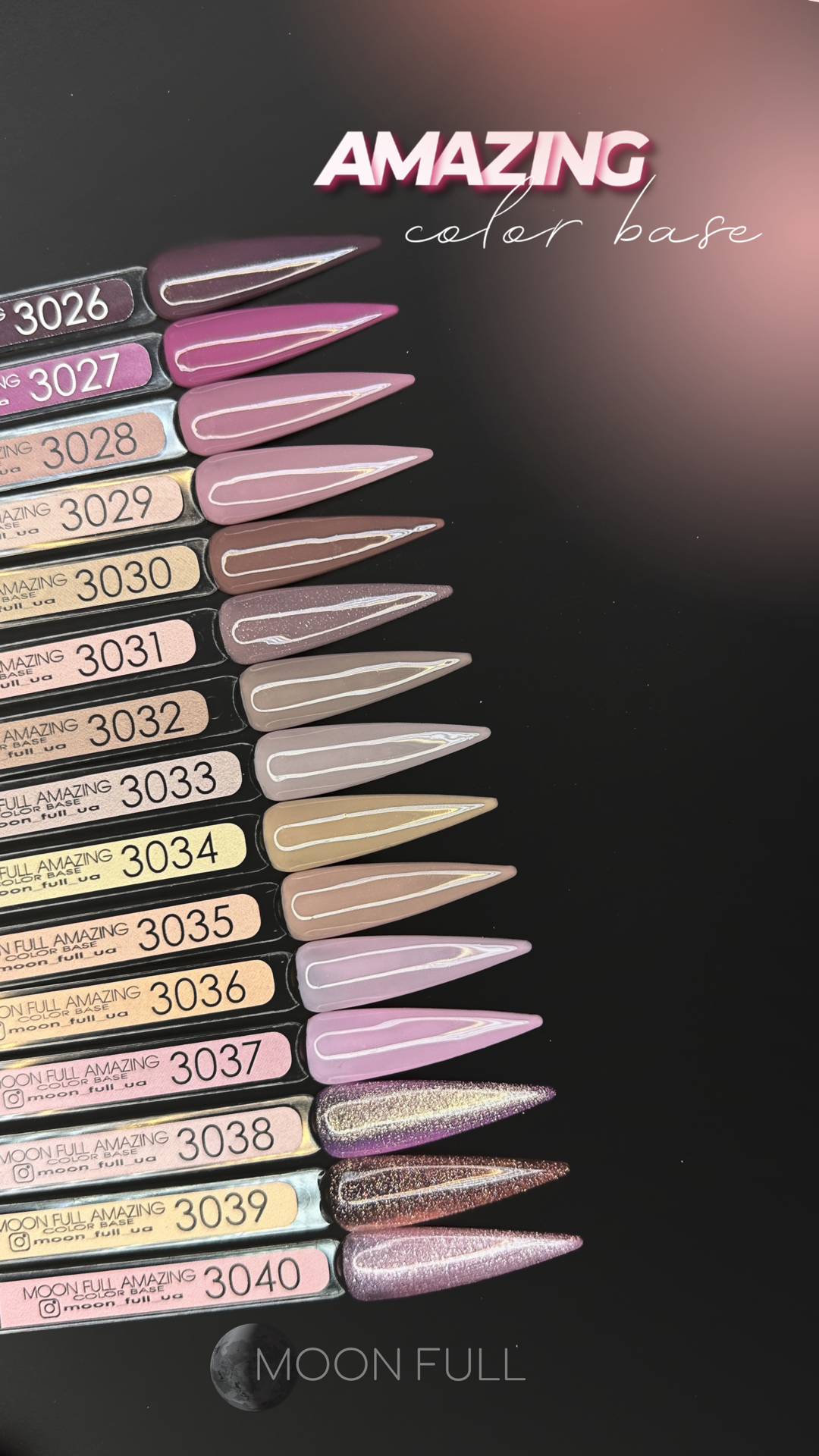Amazing Rubber Color Gel | Rubber Color Base Gel | Soft Structured Color Gel (#3026-3040)