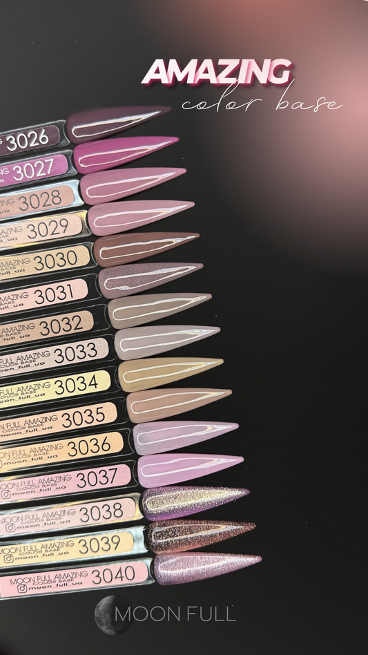 Amazing Rubber Color Gel | Rubber Color Base Gel | Soft Structured Color Gel (#3026-3040)