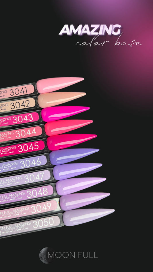 Amazing Rubber Color Gel | Rubber Color Base Gel | Soft Structured Color Gel (#3041-3050)