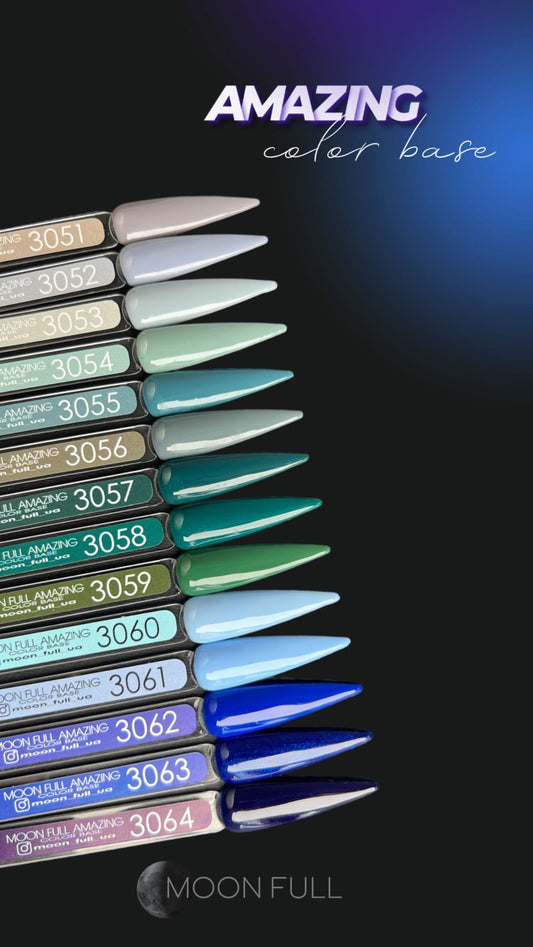 Amazing Rubber Color Gel | Rubber Color Base Gel | Soft Structured Color Gel (#3051-3064)