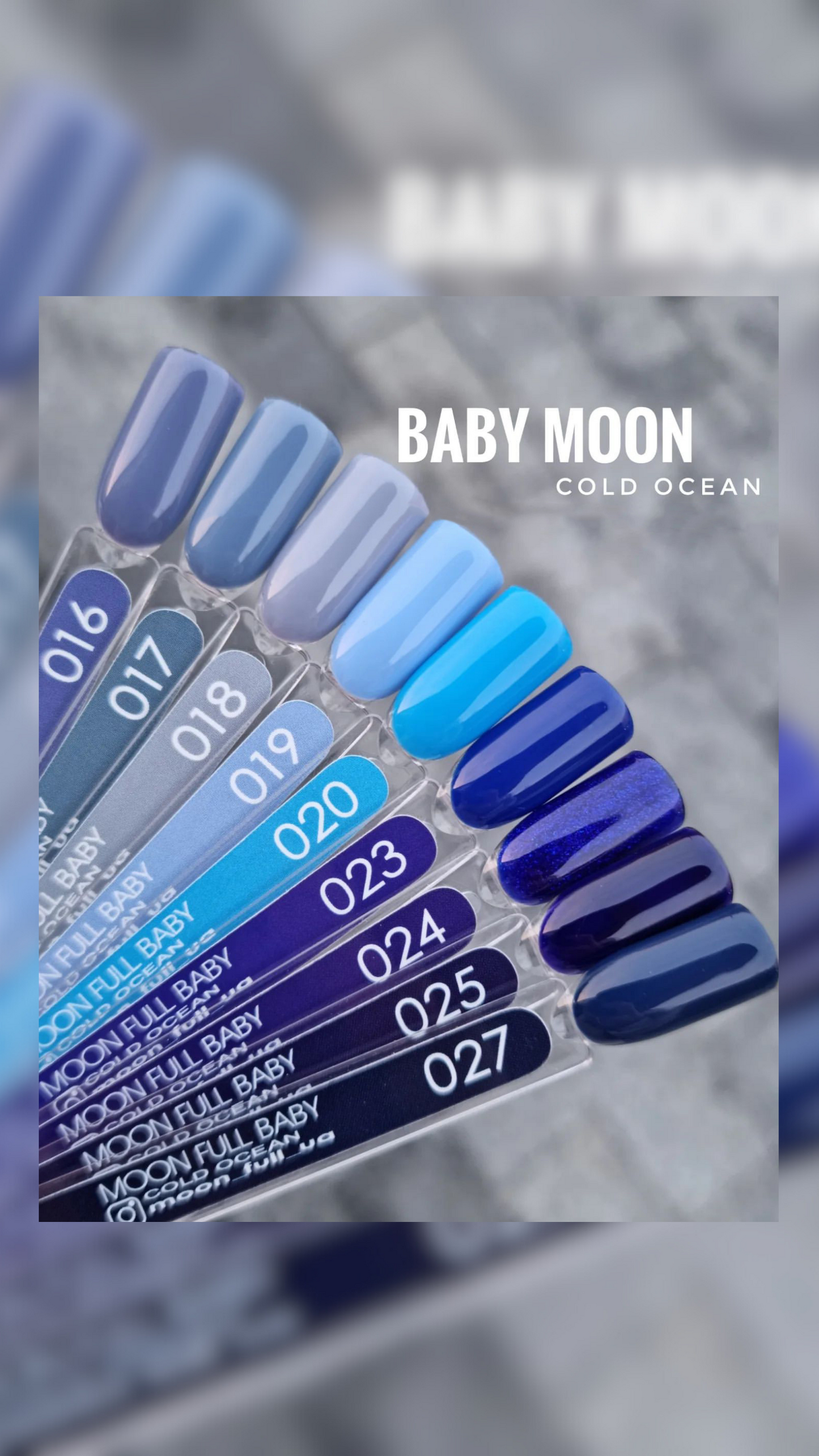 Cold Ocean "BABY MOON" Gel Polish Collection