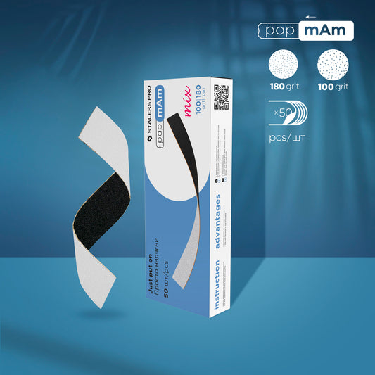 DFCEMix-22-100/180 Disposable double-sided files papmAm Mix EXPERT 100/180 grit (50 pcs)