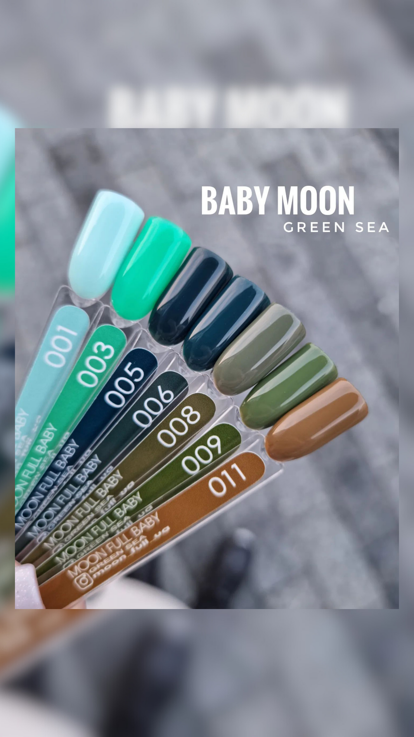 Green Sea "Baby Moon" Gel Polish Collection
