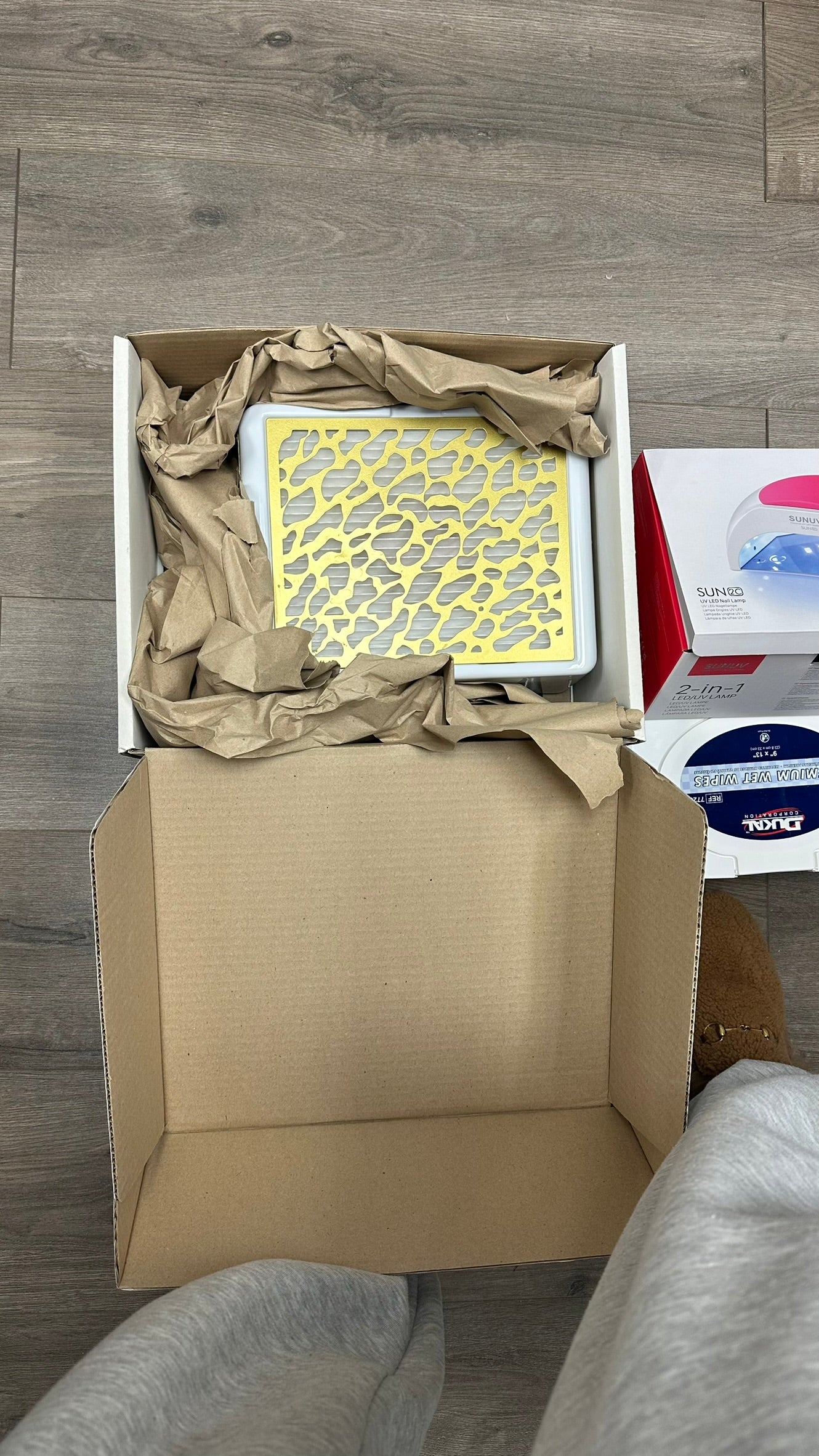 Nail Vacuum Dust Collector Panter'24 Air MAX (gold)