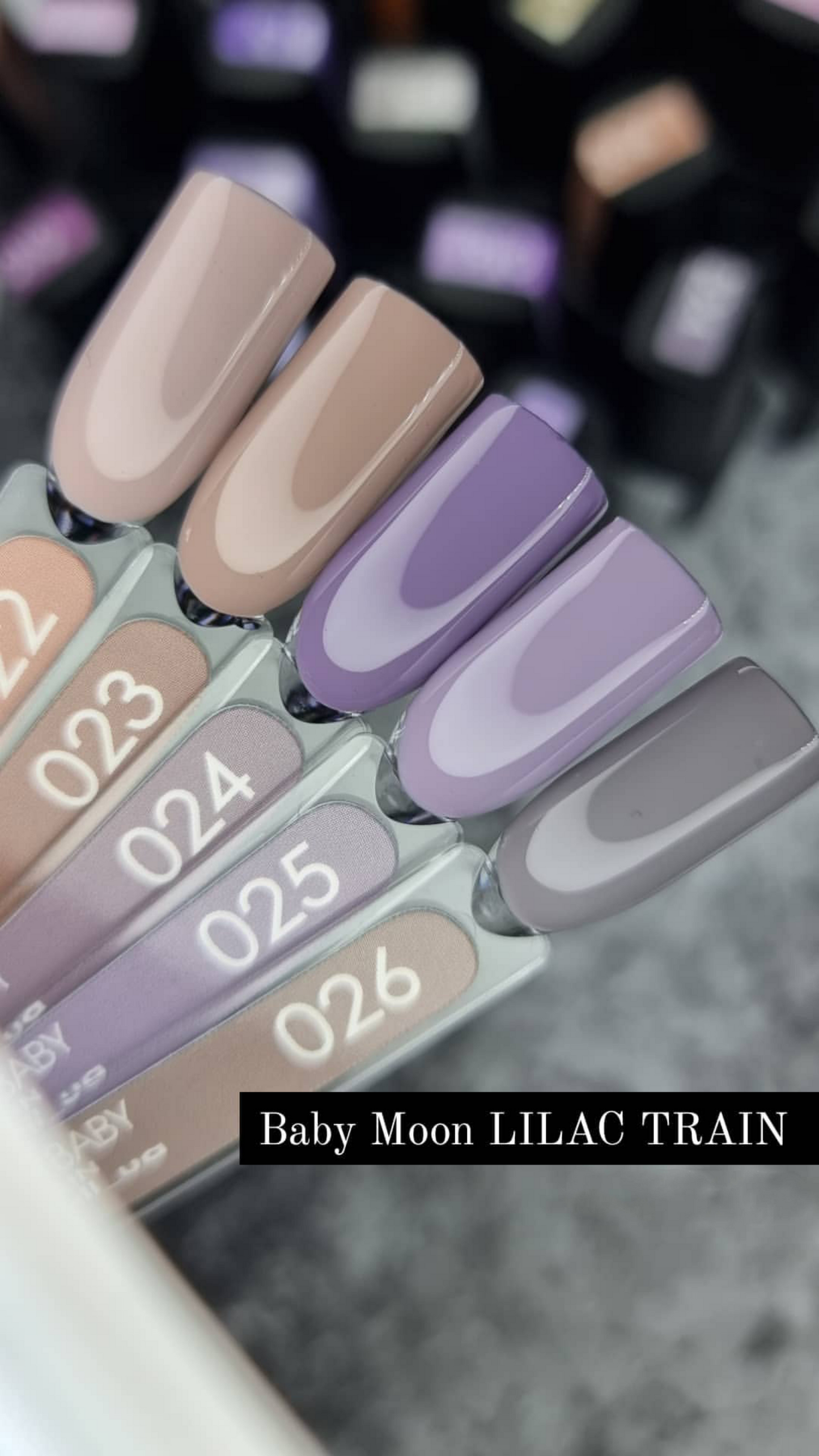 Lilac Train "BABY MOON" Gel Polish Collection