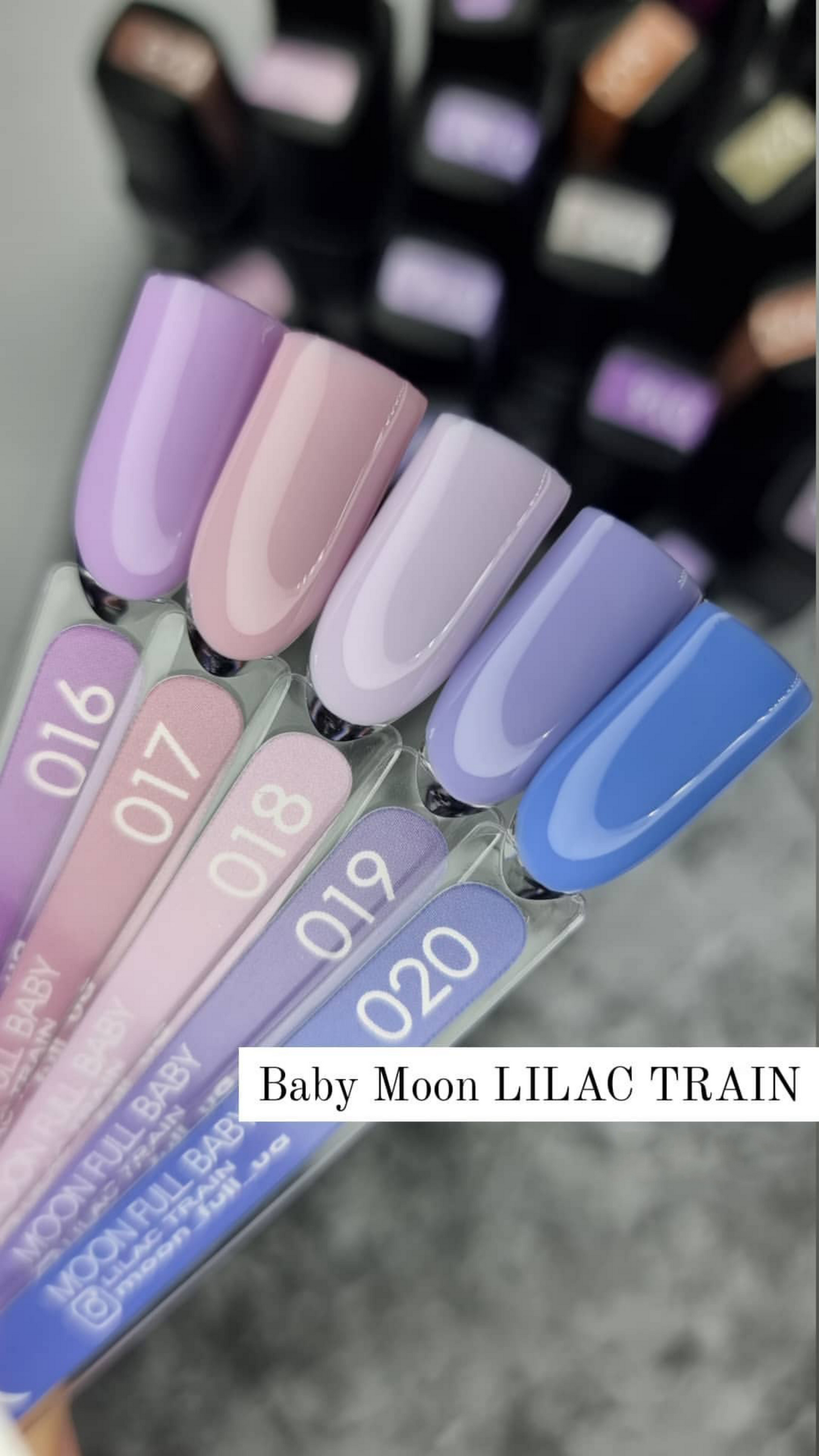 Lilac Train "BABY MOON" Gel Polish Collection