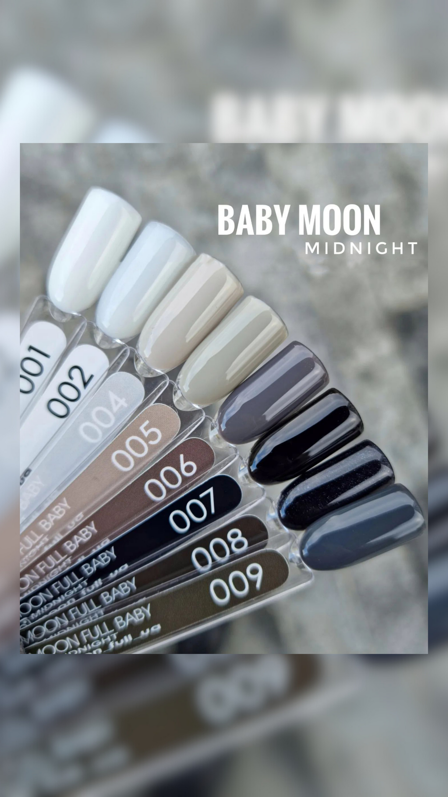 Midnight "BABY MOON" Gel Polish Collection