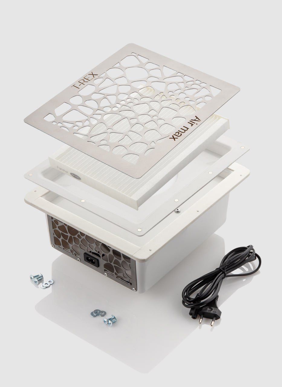 NAIL BUILT IN DUST COLLECTOR T-REX AIR MAX (white)