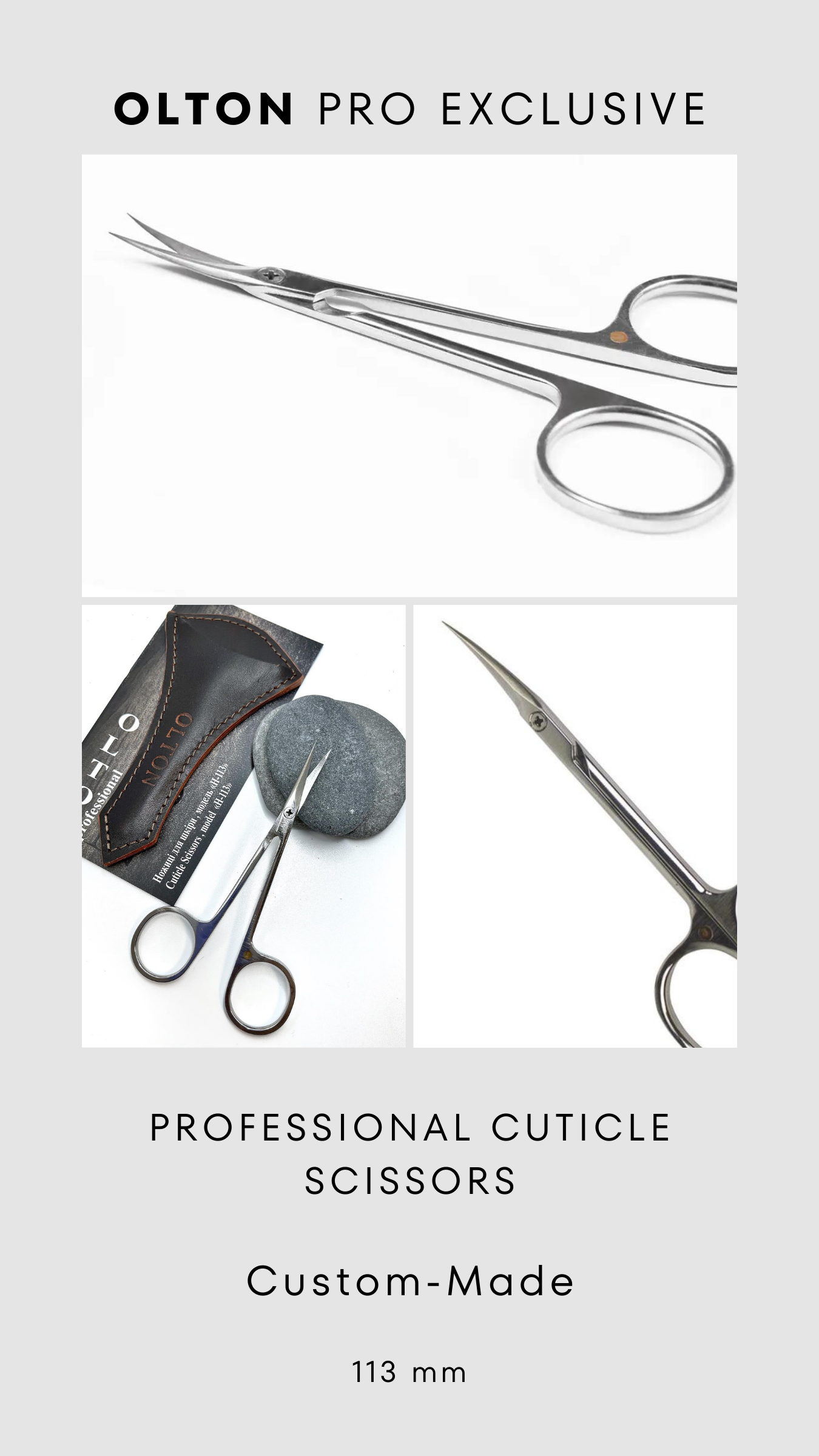 Professional Cuticle Scissors Custom-Made