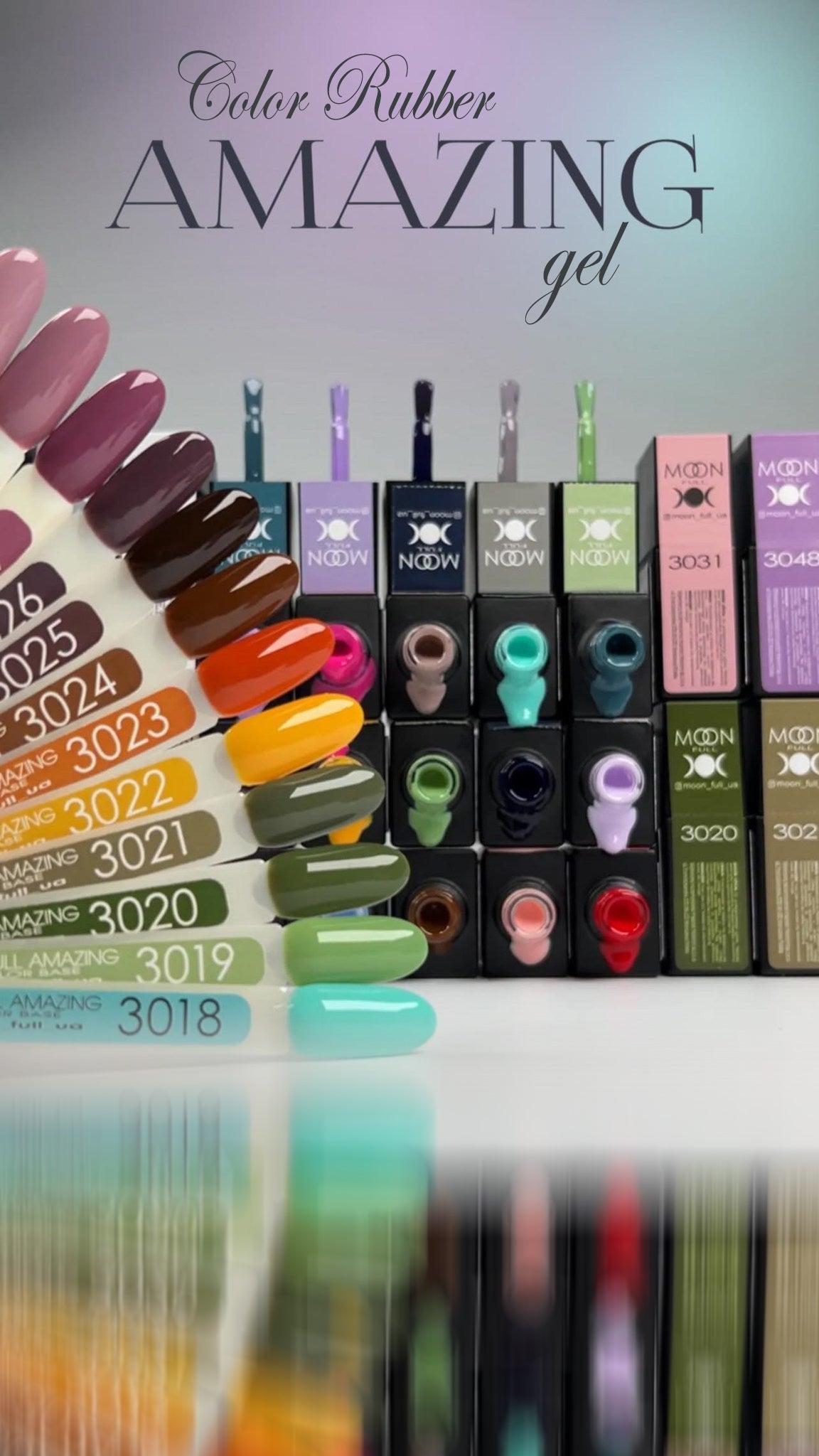 | Rubber Color Base Gel | Soft Structured Color Gel (#3201-3210)