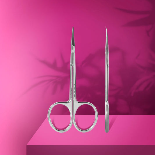 SE-51/3 Professional cuticle scissors with hook EXPERT 51 TYPE 3