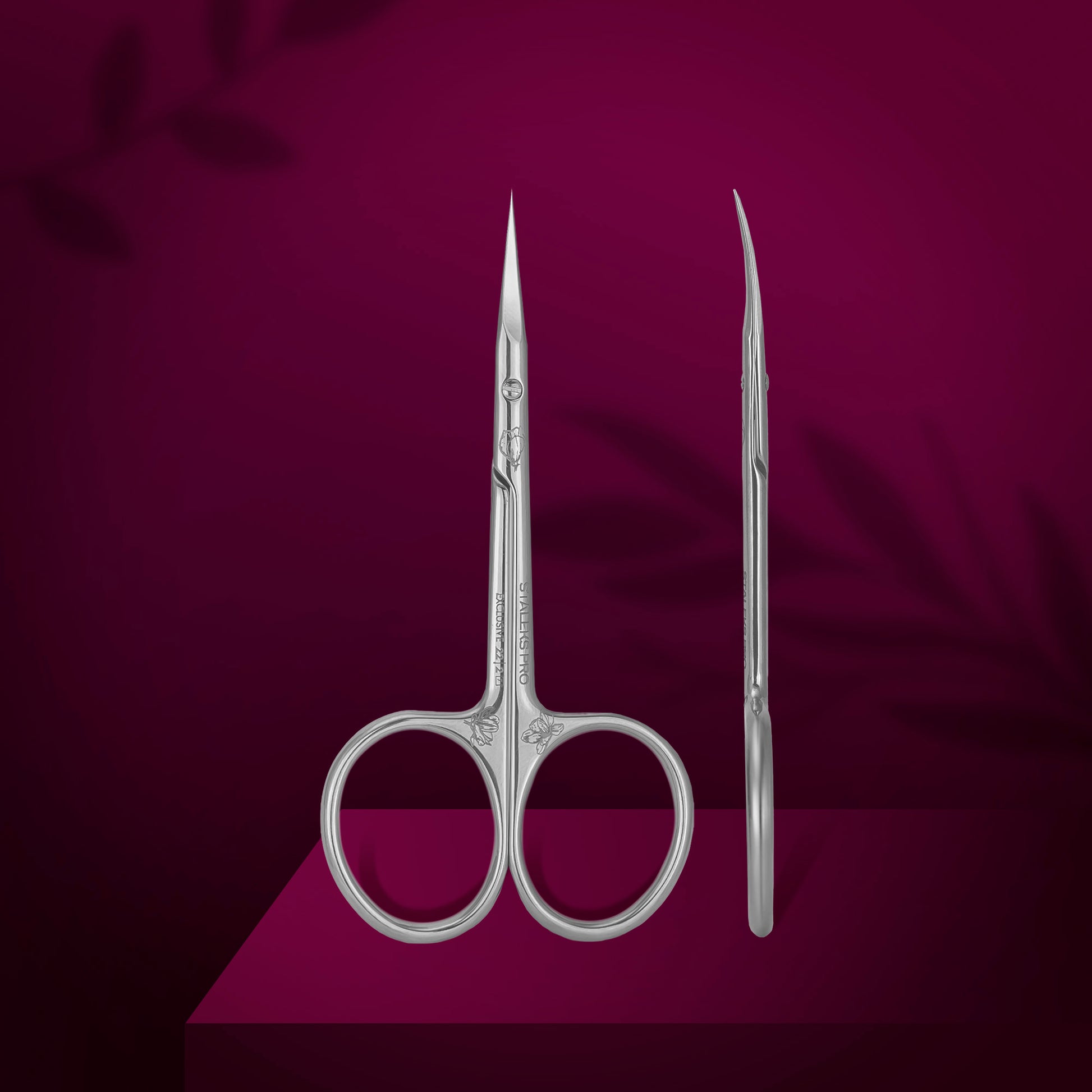 SX-22/2m Professional cuticle scissors EXCLUSIVE 22 TYPE 2 (magnolia)