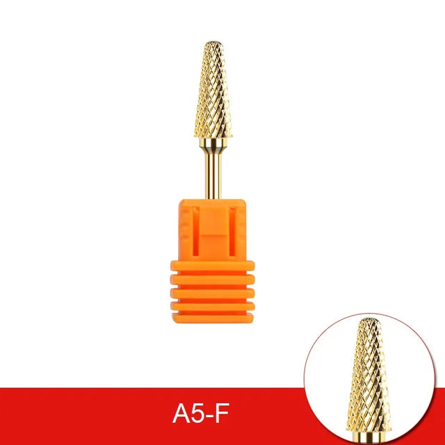 Carbide TUNGSTEN Cone Bits For UV Gel Acrylic Removal