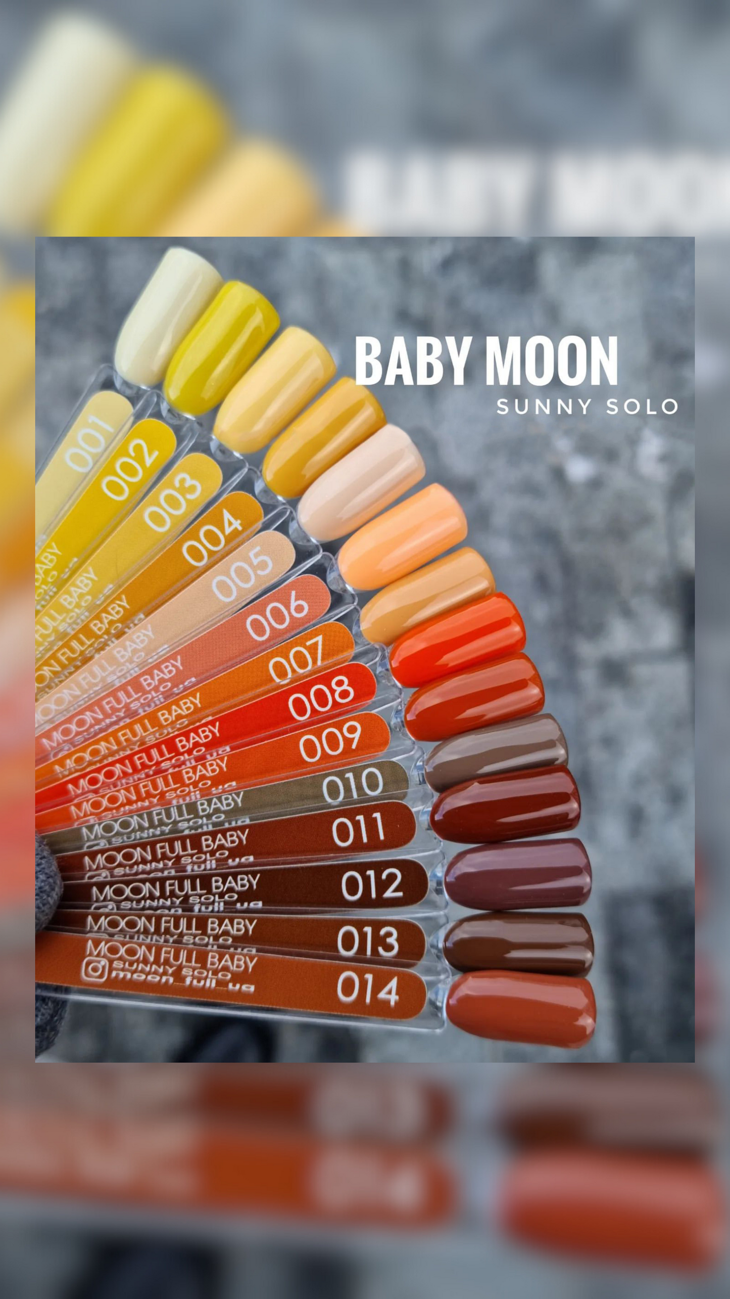 Sunny Solo "BABY MOON" Gel Polish Collection