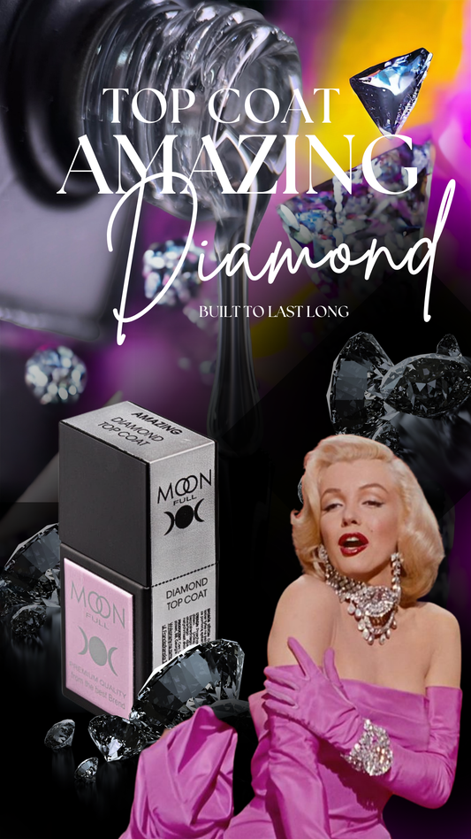 Top Coat Amazing Diamond - Strong Gel Nails Finish