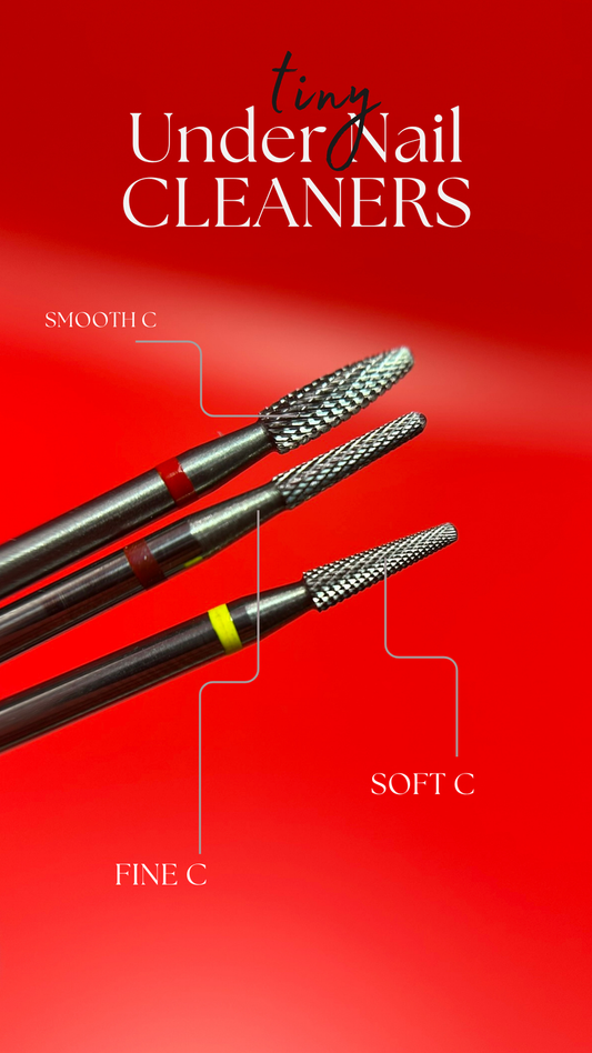 Tiny Under Nail Cleaners | Carbide Bits For Nails