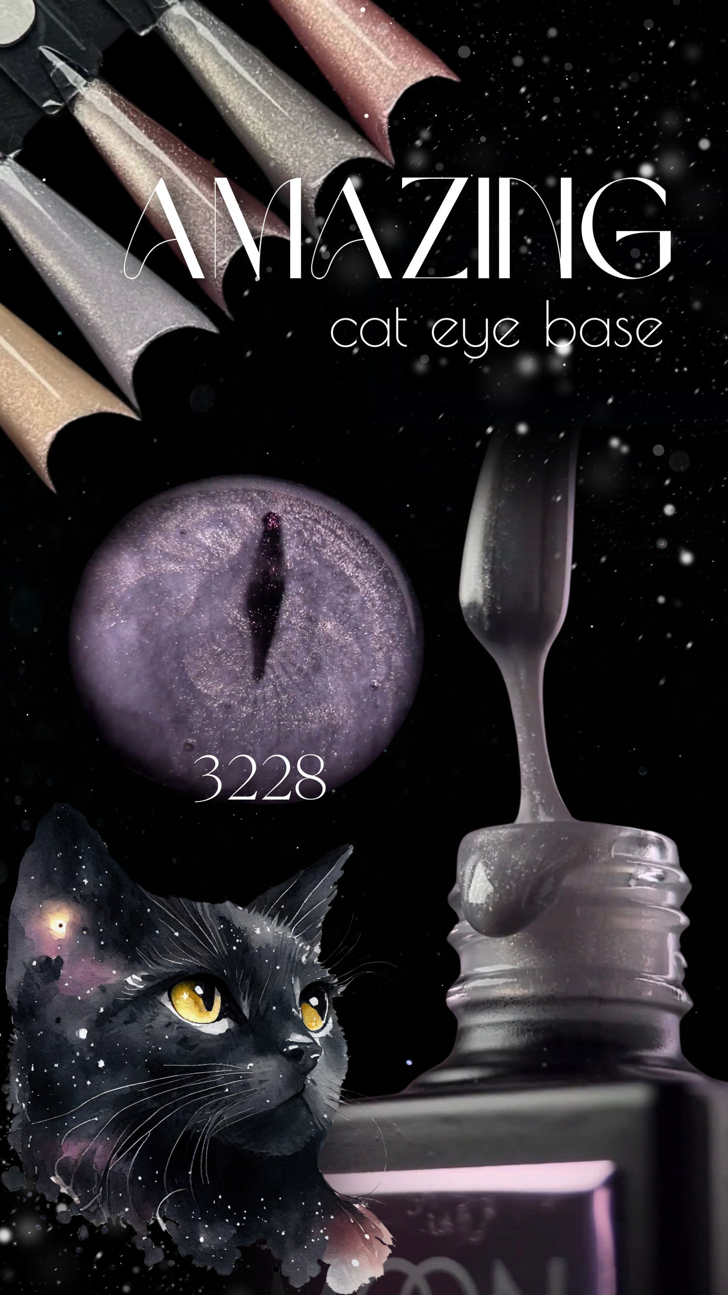 Amazing Cat Rubber Base | Rubber Color Gel | Soft Structured Color Gel