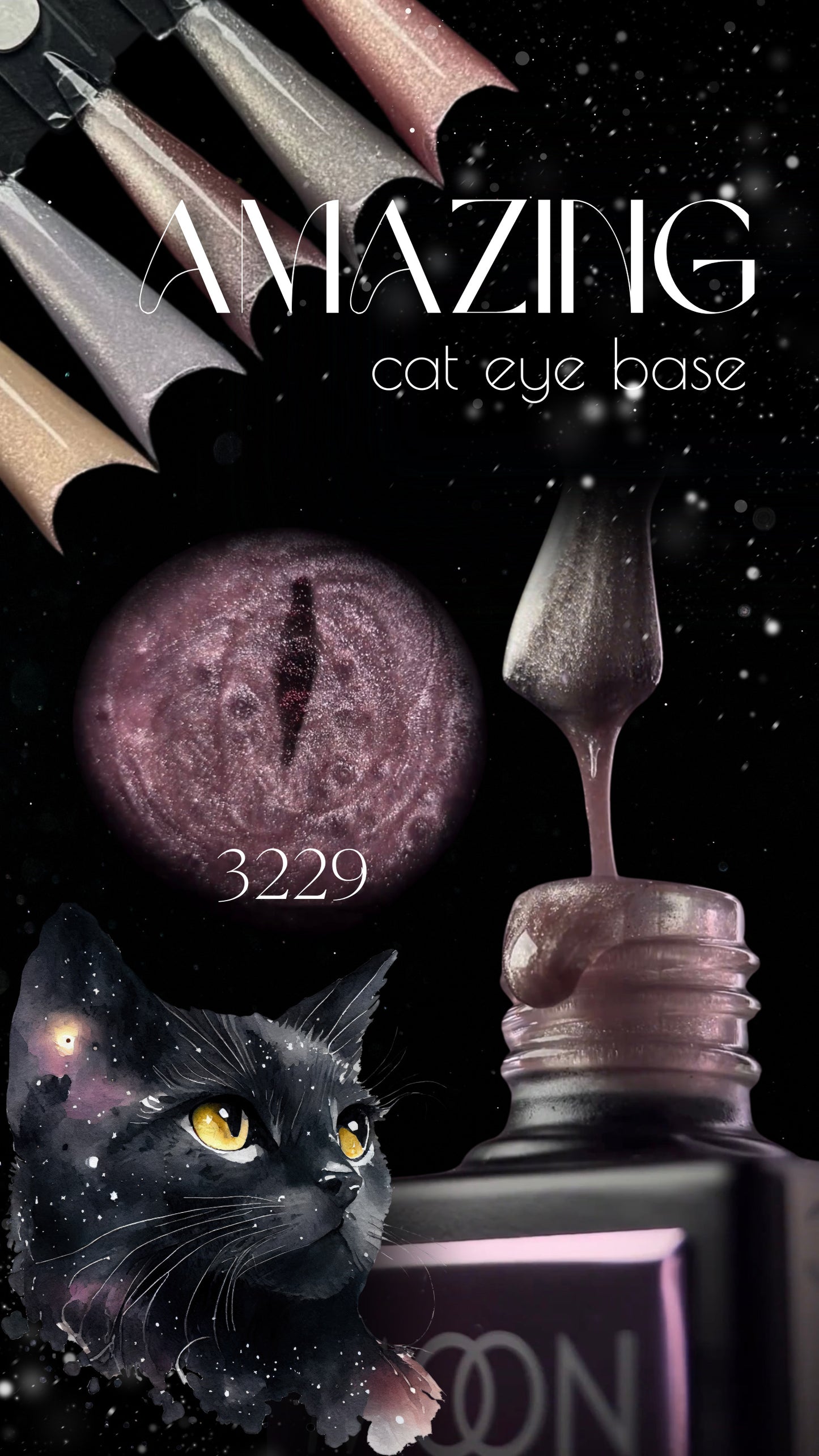 Amazing Cat Rubber Base | Rubber Color Gel | Soft Structured Color Gel