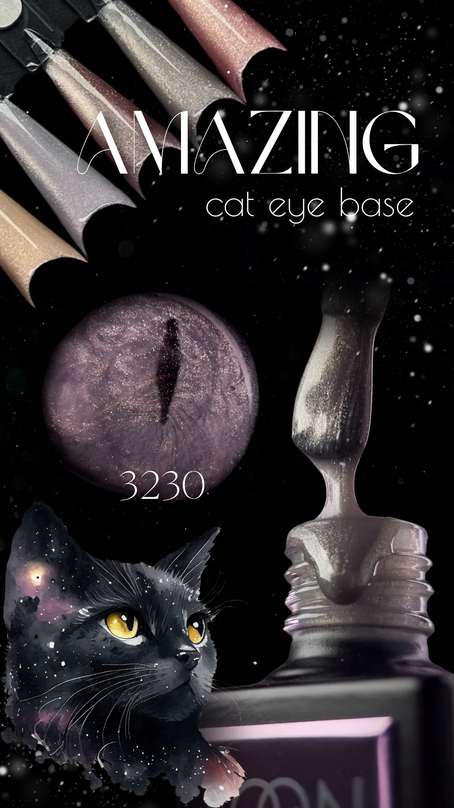 Amazing Cat Rubber Base | Rubber Color Gel | Soft Structured Color Gel