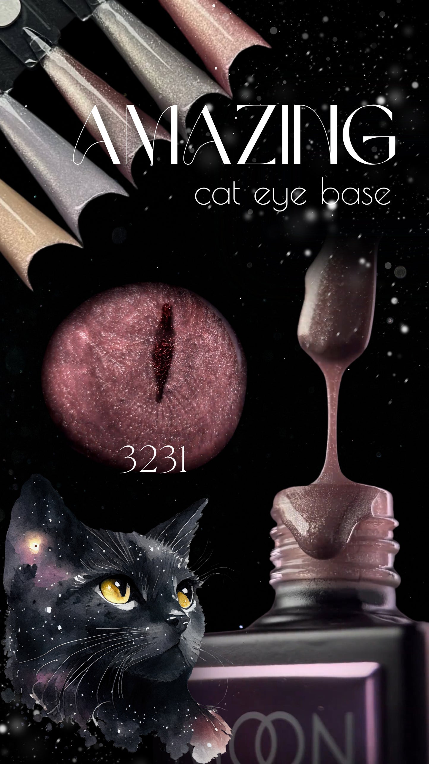Amazing Cat Rubber Base | Rubber Color Gel | Soft Structured Color Gel