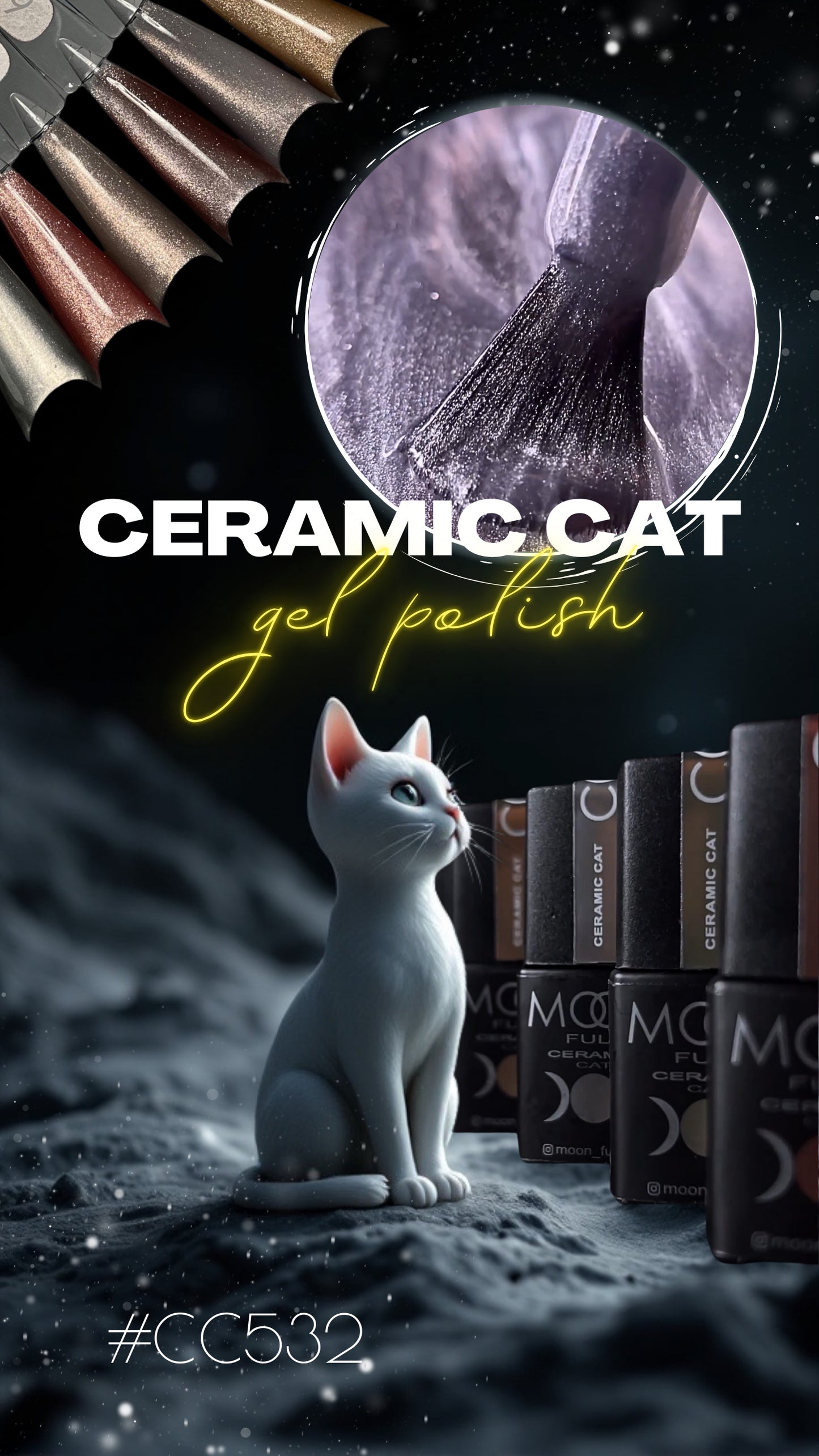 Ceramic Cat Gel Polish Collection