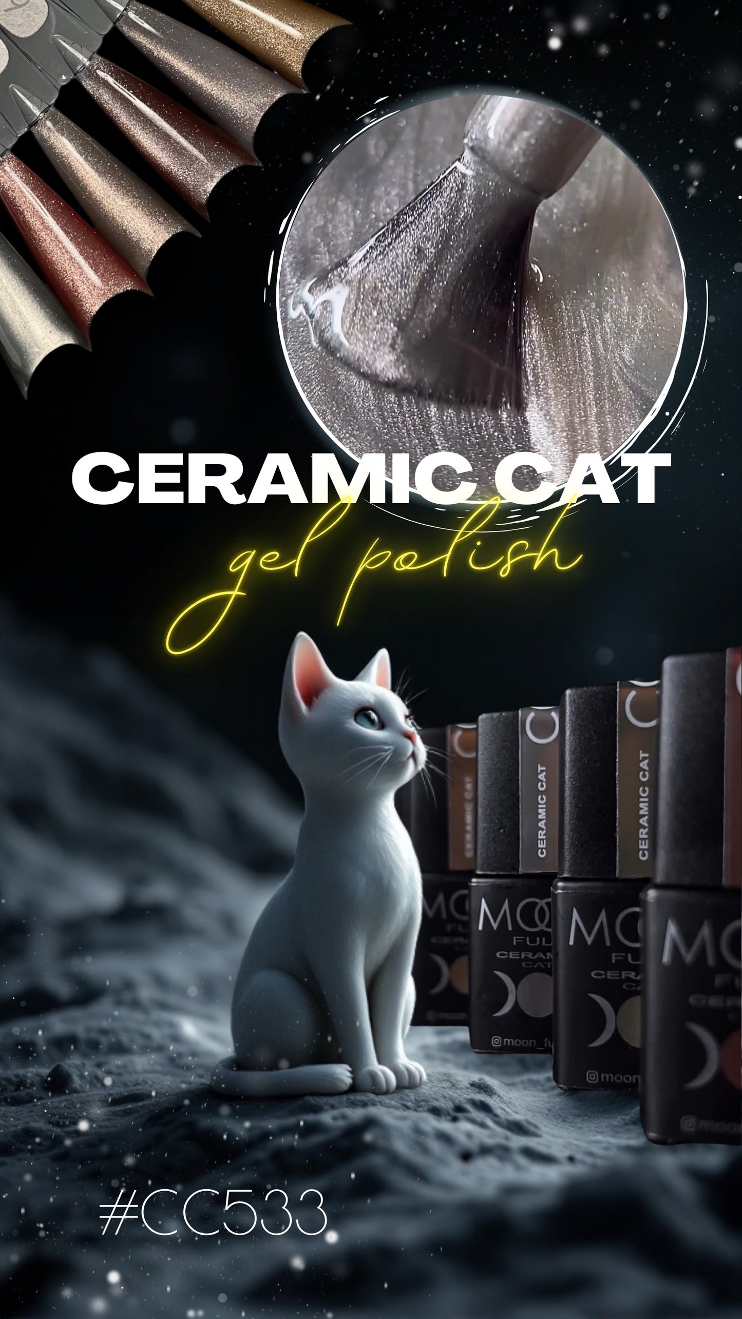 Ceramic Cat Gel Polish Collection